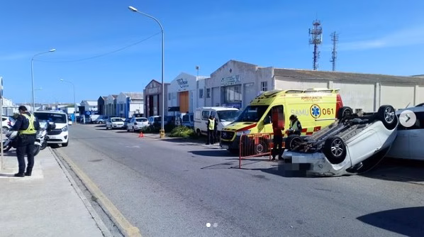 Un herido en un accidente de circulación en el Polígono de Maó
