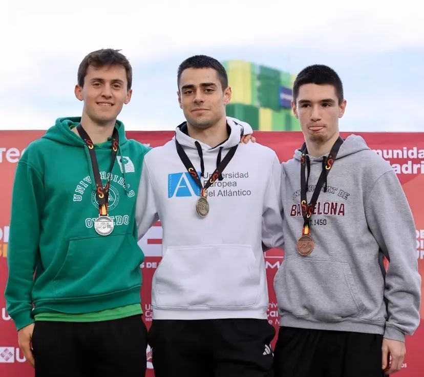 (La foto) El menorquín Nico Vila, subcampeón de España en triple salto