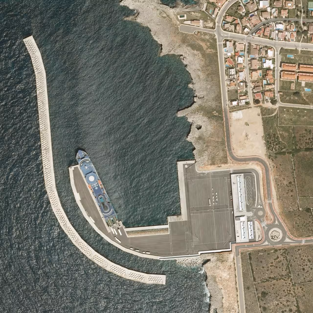 El puerto de Ciutadella.