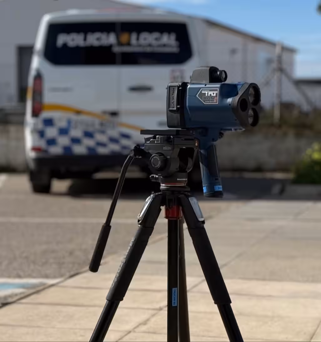 Muestra del radar móvil que se instalará en Ciutadella.