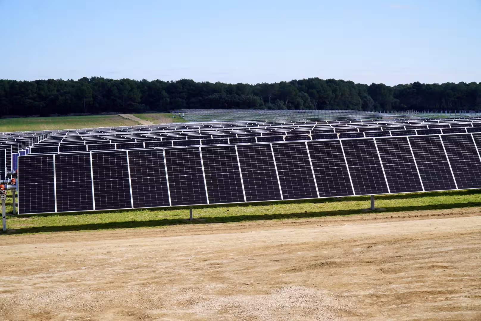 Paneles solares en Menorca.