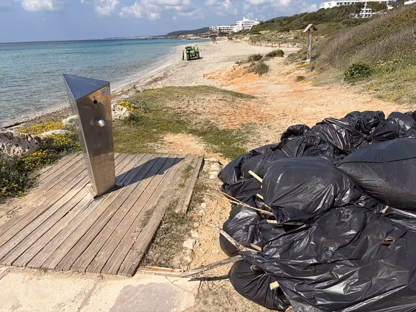 Actuación en el litoral.