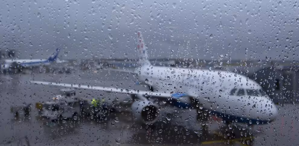 Las tormentas están afectando al tráfico aéreo.