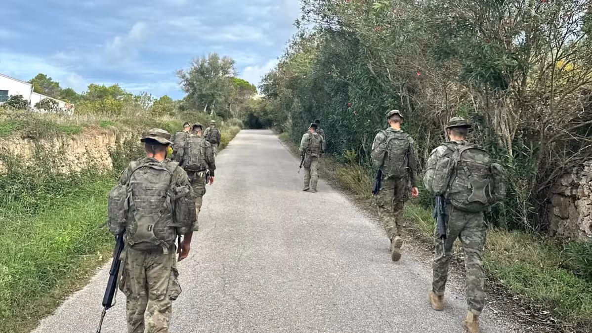 El Ejército vuelve a Menorca para realizar tareas de presencia, vigilancia y disuasión