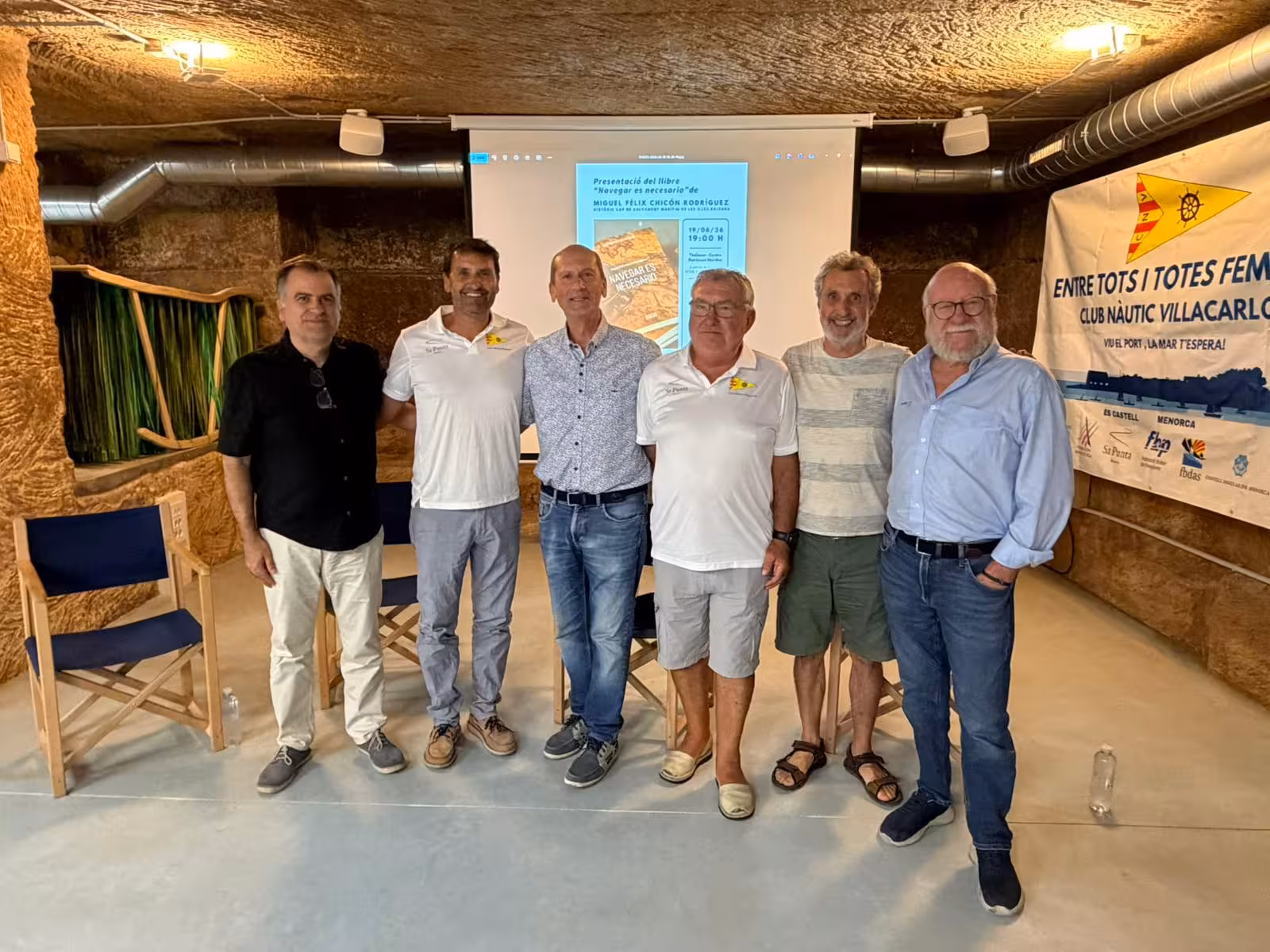 Un momento de la presentación del libro en Thalassa. (Foto: GACETA NÁUTICA)