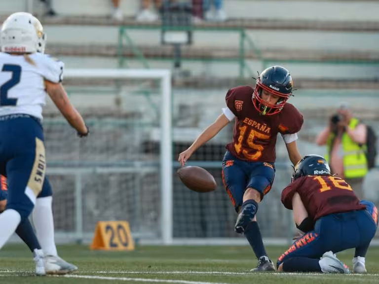 Este field goal de Moll fue clave para que España derrotara a Reino Unido en la fase previa. (Foto: DAVID CARBALLAL)