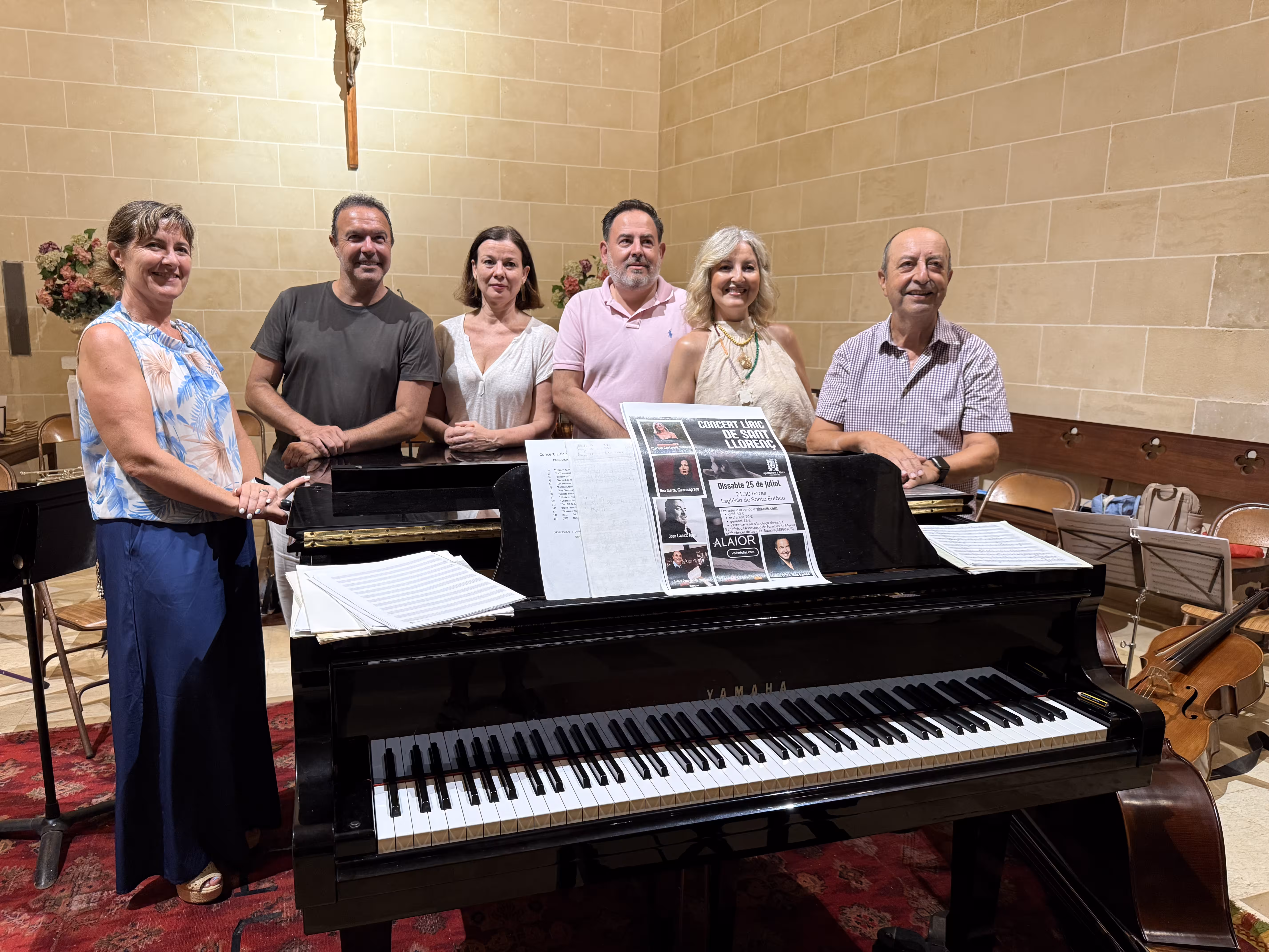 Alaior ha presentado el elenco de artistas para la ópera de este sábado. (Foto: AYUNTAMIENTO DE ALAIOR)