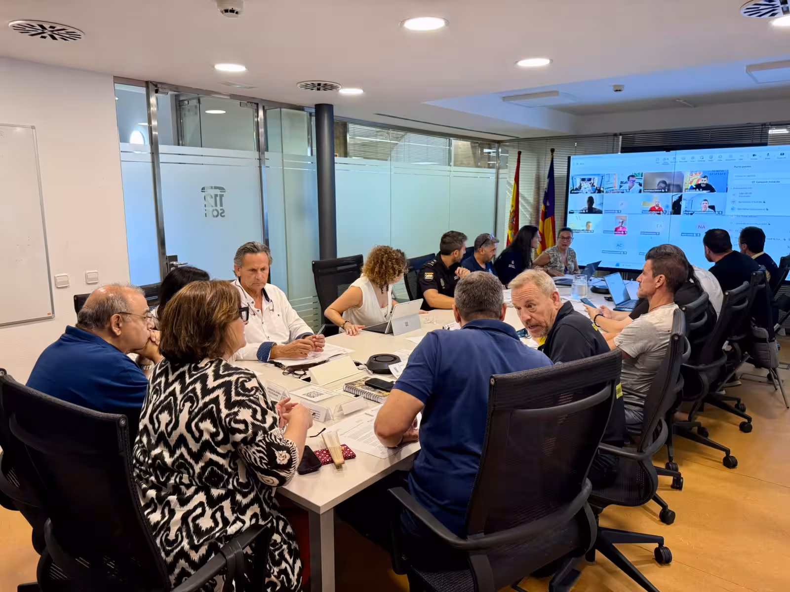 Imagen de la reunión.
